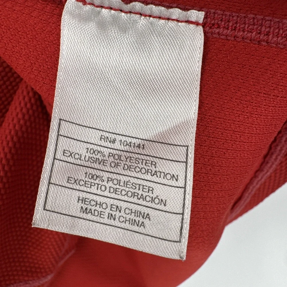 Nike‎ ACG VTG Sweater Mens Large Red Gray  Lightweight 1/4 Zip Pullover Outdoor